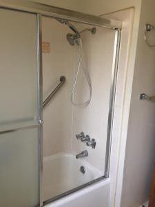 shower before